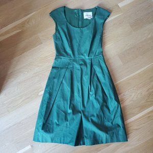Emerald Green Cap Sleeve Dress